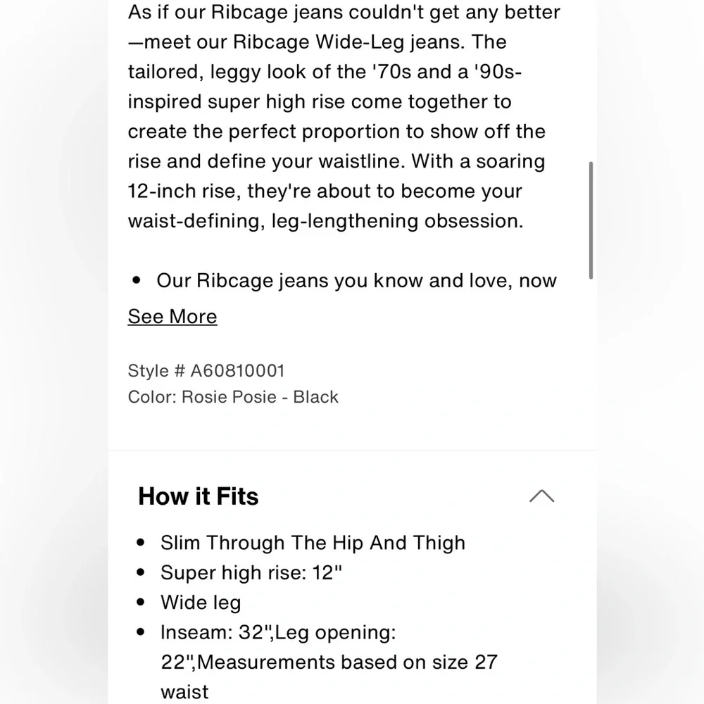 Levi’s rib cage wide leg jeans - Picture 3 of 8